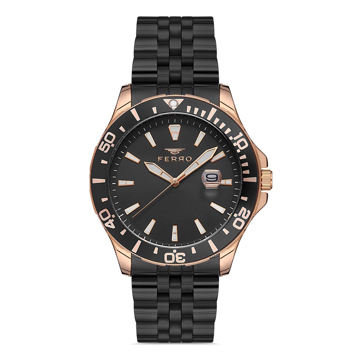 MONTRE FERRO HOMME ACIER